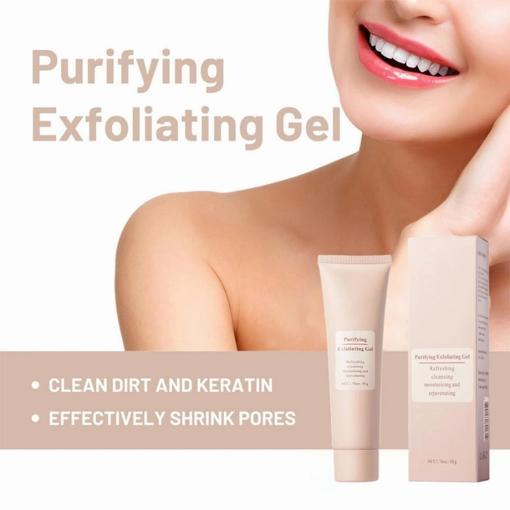 Tanrewsis Exfoliating Gel, Purifying Enzymes Exfoliating Gel, Tanrewsis Cleansing Purifying Cream for Face & Body (3 pcs, 1.76 oz)