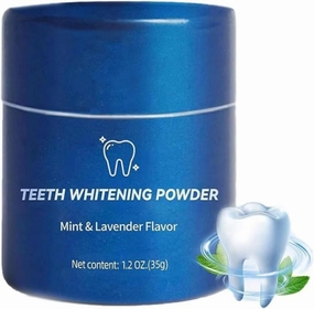 Teeth Whitening Powder Tooth Powder: Purely White Teeth Whitening Kit Deep Cleaning & Fresh Breath Brightening Valentine's Day Gifts for Family