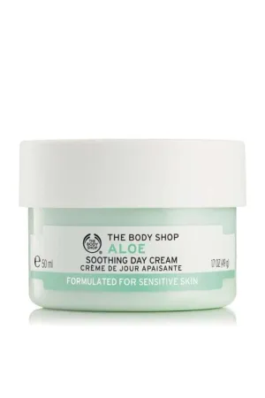 The Body Shop Aloe Soothing Day Cream – Moisturizes Sensitive Skin – Vegan – 1.7 oz
