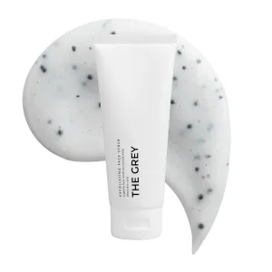 The Grey Exfoliating Face Scrub for Men | Facial Exfoliator for Deep Pore Cleansing, Detoxifies & Removes Dead Skin Cells, Blackheads, Ingrown Hairs Prevent Blemishes & Remove Oils Vitamin A, E 3.4oz