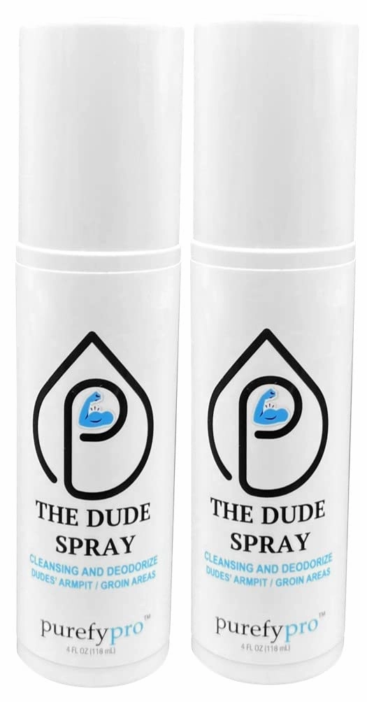 THE DUDE SPRAY (4oz, 2pk) Instantly remove the nasty odor from armpit or groin areas, or anywhere on the Body. Promotes natural healing for shaved areas. Safe for All Dudes and Even the little