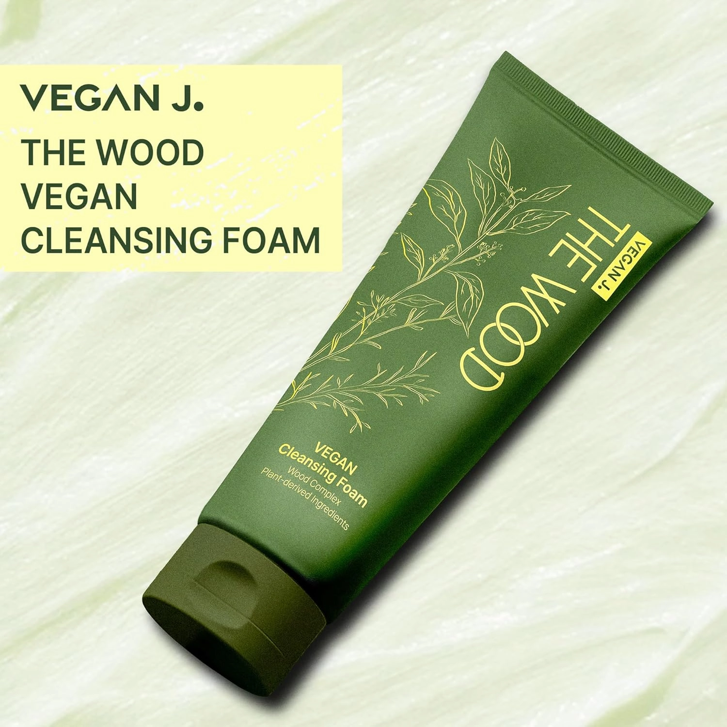 The Wood Vegan Cleansing Foam | Cleans 99.37% Impurities | Vegan Certified - 100ml