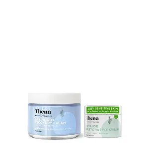 Thena Overnight Recovery Cream and Intense Restorative Cream Travel Size