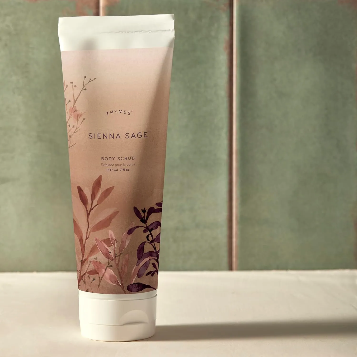 Thymes Sienna Sage Body Scrub - Moisturizing and Exfoliating Body Scrub for Skin Care Routine (7 Fl Oz)