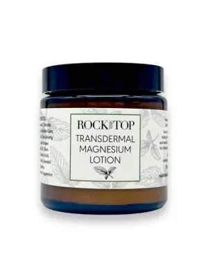Transdermal Magnesium Lotion/Magnesium Cream - Premium Magnesium Lotion for Sleep & Skin Care made with Magnesium Chloride Ancient Minerals Magnesium Flakes - Hydrating Oils & Butters.