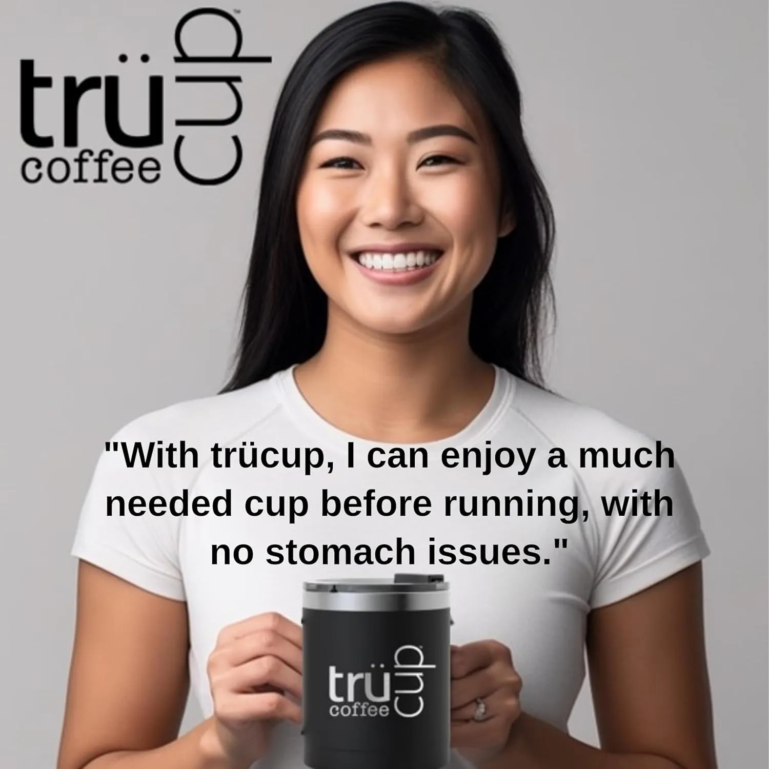trücup Low Acid Coffee - Bold Roast - 48 Count Single Serve Coffee Pods- Low-acid coffee - Can Be Gentle on the Stomach (Bold, 48)