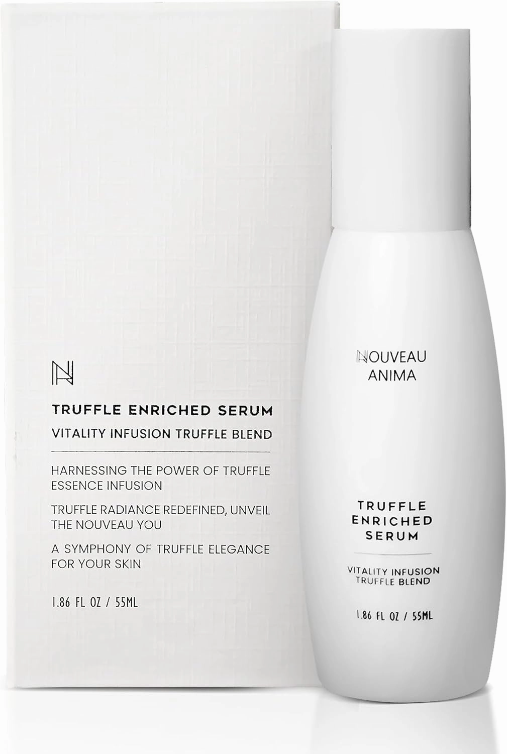 Truffle Facial Serum – White Truffle Infused, Lightweight Hydration, Hypoallergenic, Fragrance-Free, Perfect for Skin Types, 55ml