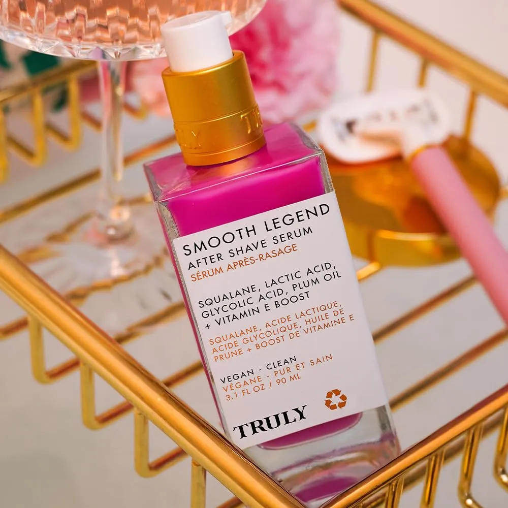 Truly Luxury After Shave Serum | Soothing & Hydrating Post Shave Treatment to Prevent Ingrown Hair For Smooth, Irritation-Free Skin