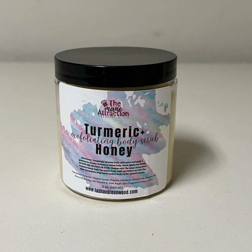 Turmeric   Honey Body Scrub, 8oz