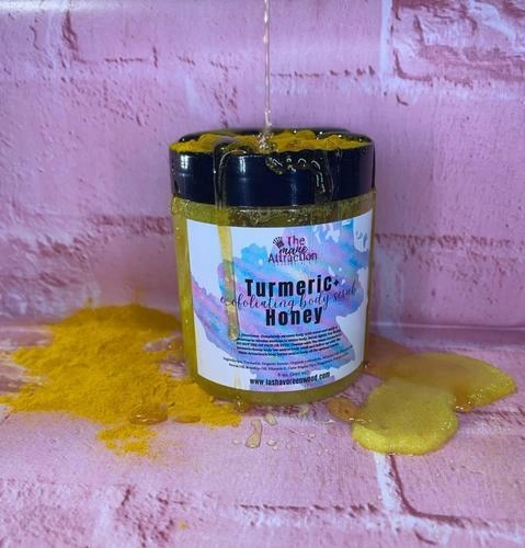 Turmeric   Honey Body Scrub, 8oz