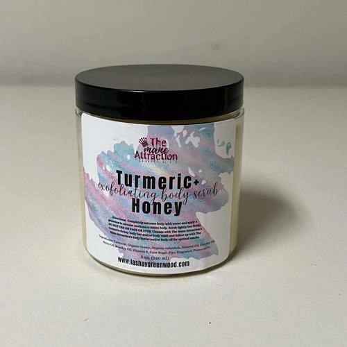 Turmeric   Honey Body Scrub, 8oz
