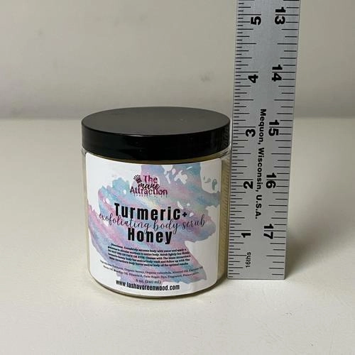 Turmeric   Honey Body Scrub, 8oz