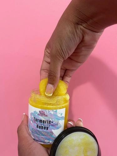 Turmeric   Honey Body Scrub, 8oz