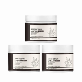 Ultra Soothing Magnesium Cream For Skin - Relaxing Body Moisturizer For Tired Muscles & Skin Nourishment, Non-Greasy & Fast Absorbing (3)