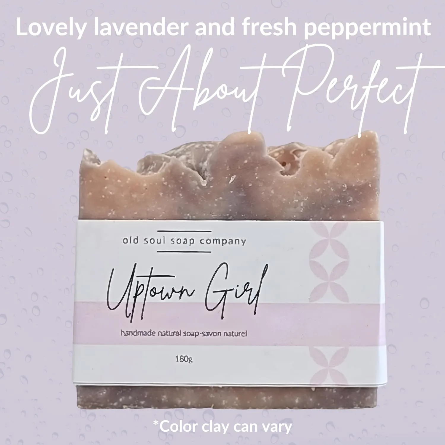 Uptown Girl Soap Collection Soap Bar – Skin Renewing, Vegan-Friendly with Lavender & Tea Tree Oil – Deep Cleansing & Nourishing for Glowing Skin – 5.8 oz Pack 4