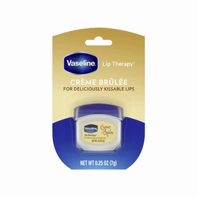 Vaseline Lip Therapy Lip Balm, Creme Brulee 0.25 oz (Pack of 12)