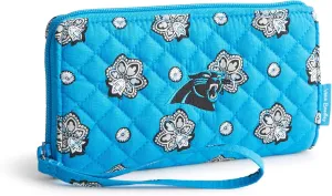 Vera Bradley Women's Cotton NFL Front Zip Wristlet (Multiple Teams Available)