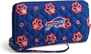 Vera Bradley Women's Cotton NFL Front Zip Wristlet (Multiple Teams Available)