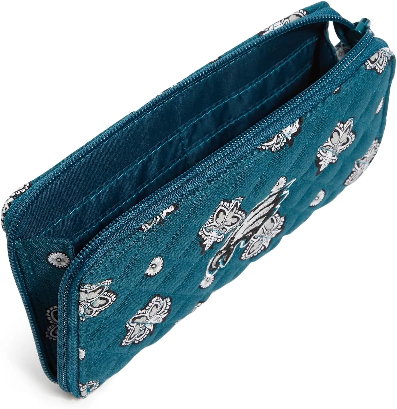 Vera Bradley Women's Cotton NFL Front Zip Wristlet (Multiple Teams Available)