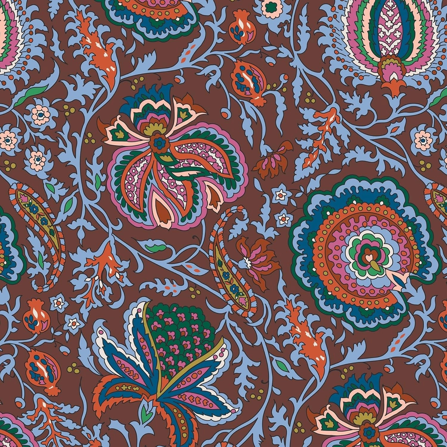 Vera Bradley Women's Premium Cotton Small Banbury Backpack, Marrakesh Cinnamon, One Size