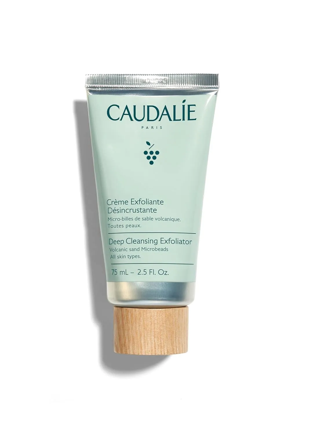 Vinoclean Deep Cleansing Face Exfoliator, Gentle Exfoliant for All Skin Types, 2.5 oz