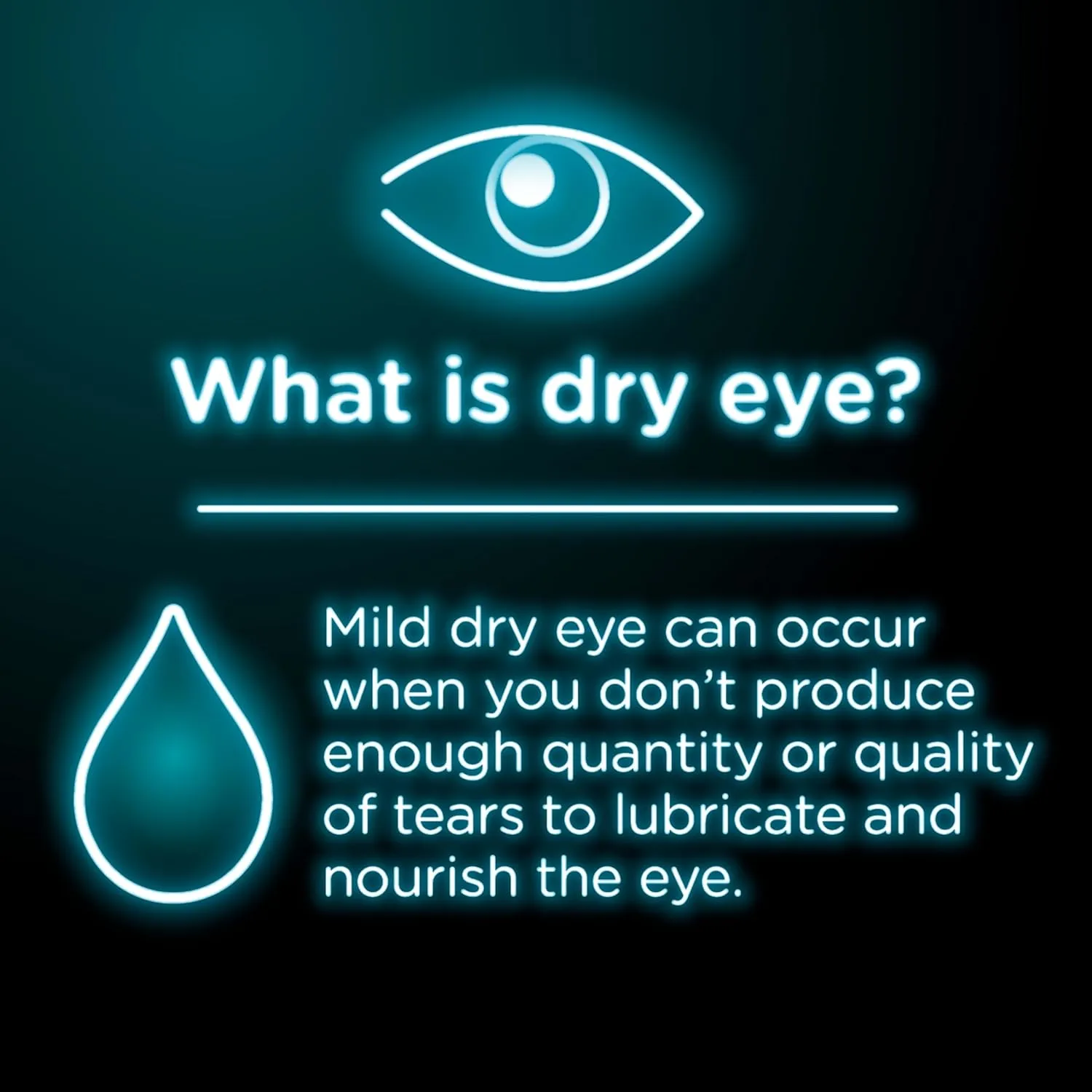 Visine Dry Eye Relief Lubricant Eye Drops to Moisturize and Soothe Irritated, Gritty and Dry Eyes, Designed to Work Like Real Tears, Polyethylene Glycol 400, 0.5 fl. oz, 2 Pack