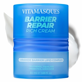 Vitamasques Barrier Repair Face Moisturizer Cream - Skin Barrier Repair Moisturizer - 1.69 Fl Oz