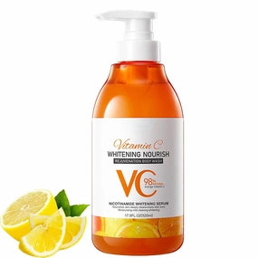 Vitamin C and Lemon Niacinamide Body Wash, Vitamin C Nourish Rejuvenation Body Wash, Evens Tone, All Skin Types, Gelimprove the Rough Skin (1, one size)