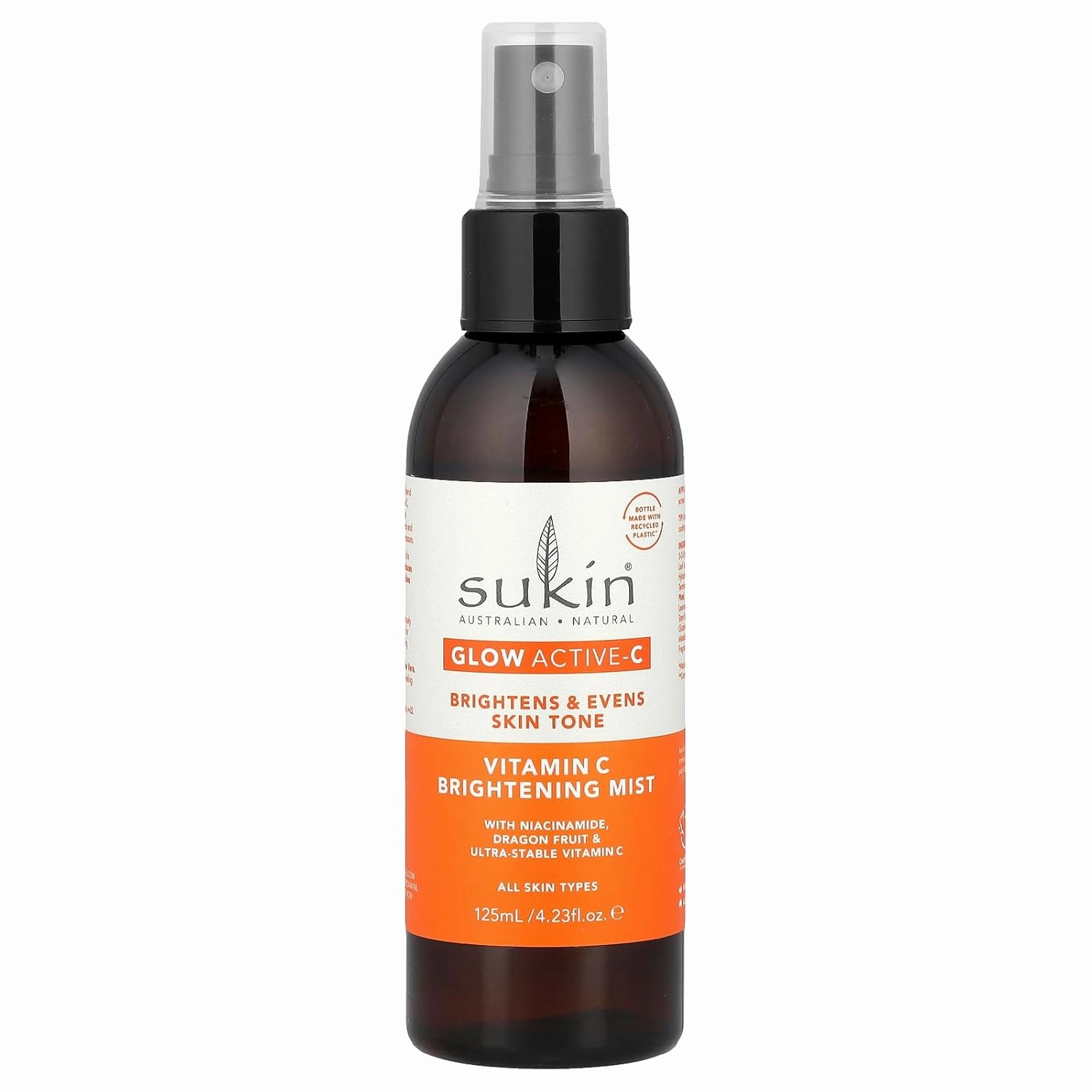 VITAMIN C BRIGHTENING MIST GLOW ACTIVE-C | 125mL by Sukin Naturals USA