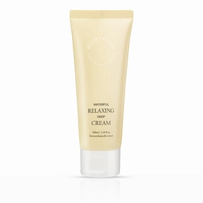 Waterful Relaxing Deep Cream 100ml - Moisturizing Cream for Sensitive, Dry and Rough Skin - Soothes and Strengthens Skin - Korean Skin Care - Safe, Gentle and Dermatologically Tested