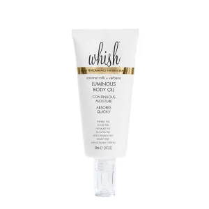 Whish Coconut Milk   Verbena Luminous Body Oil - Moisturizing Scented Body Oil with Peptides - Quick-Drying - Soothes & Firms Skin - 2 fl oz