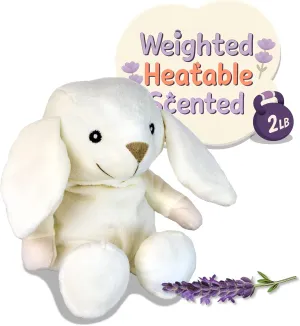 WILD BABY Weighted Stuffed Animals - Microwavable Plush Toy with Calming Lavender - Soft, Cuddly, Heatable Plush for Comfort & Warmth - Gift Ready Cuddles for Kids, Adults & Toddlers (Boys & Girls)