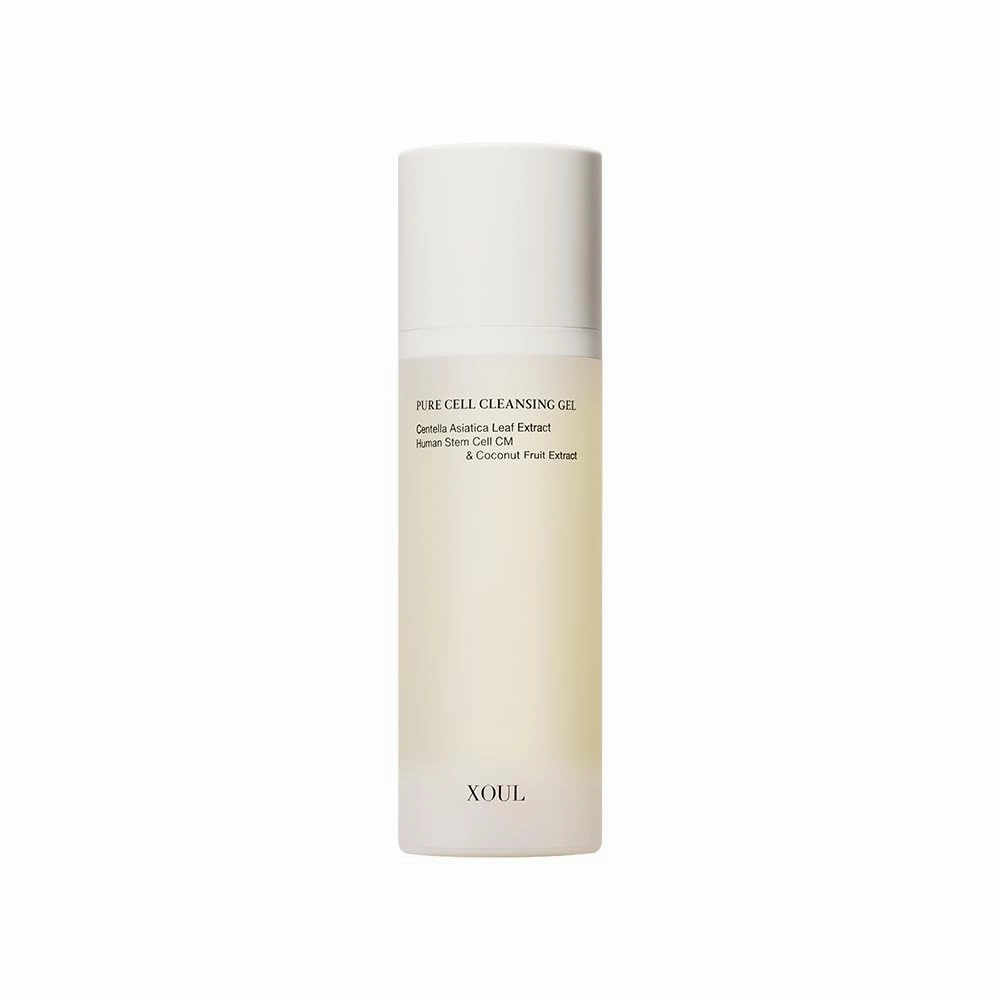 XOUL Pure Cell Cleansing Gel - Gentle & Deep Facial Cleanser for Hydration, pH Balancing, and Sensitive Skin, Korean Skincare