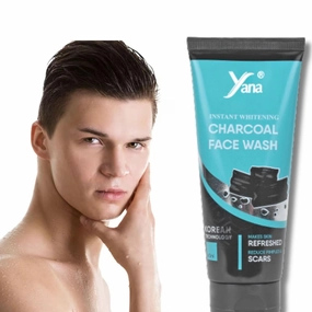 Yana Men's purifying charcoal face wash,cleanser