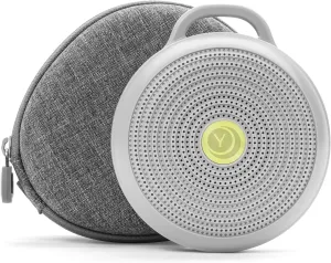 Yogasleep Hushh & Crush Resistant Travel Case, (2 Piece Set) Portable White Noise Sound Machine for Baby, 3 Soothing Natural Sounds, Noise Canceling for Sleep Aid, Office Privacy, & Meditation