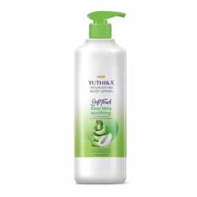 Yuthika Aloe Vera Soft Touch Nourishing Body Lotion - 1000 ml | Hydrating & Fast Absorbing, Non-Greasy Formula for Normal Skin