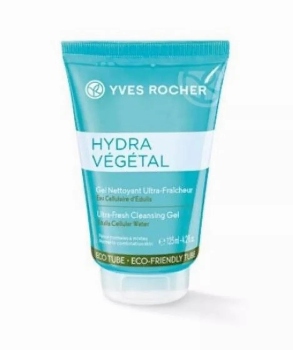 Yves Rocher Hydra Vegetal Hydrating Ultra-Fresh Cleansing Gel All Skin Types - 125 ml./4 fl.oz.