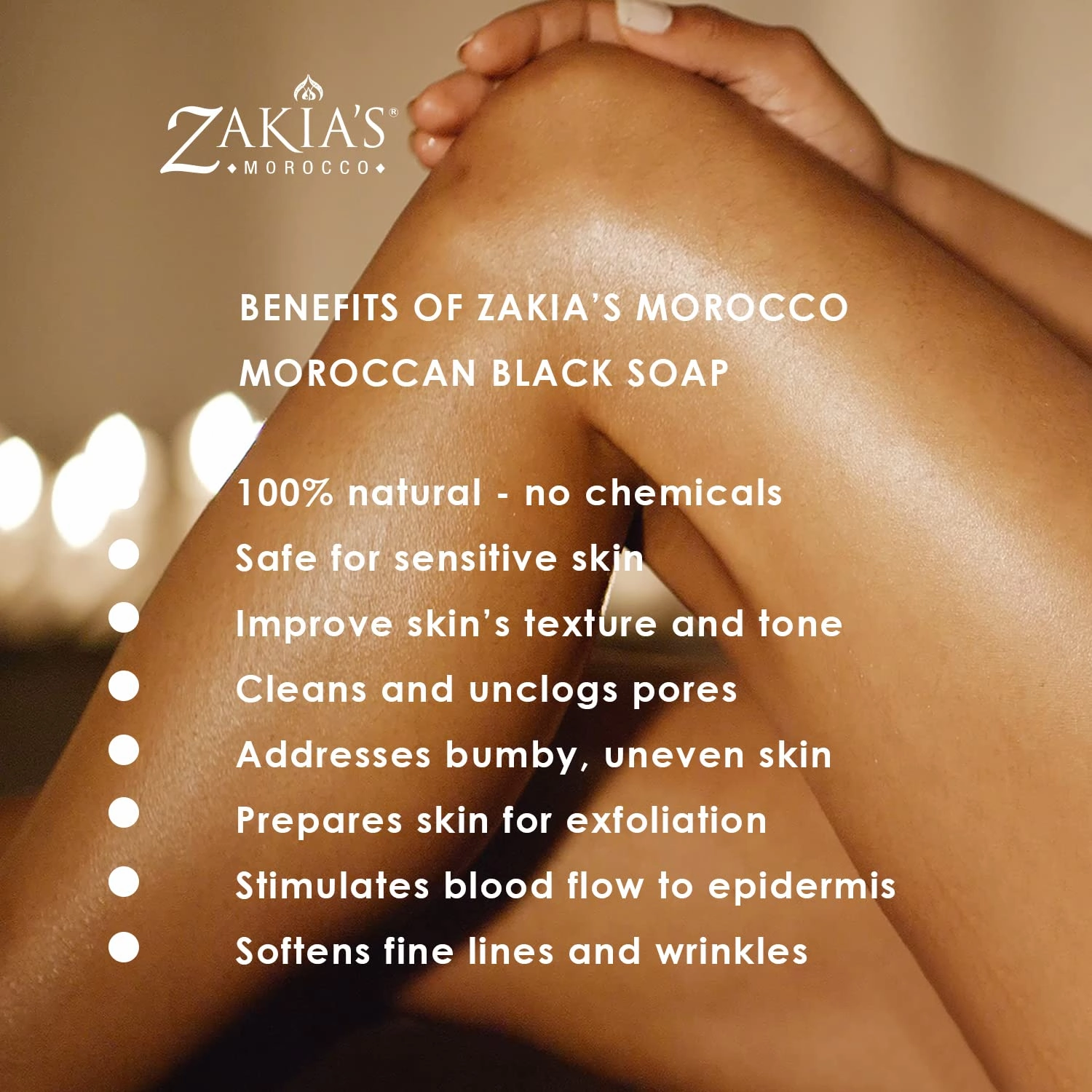 Zakia's Morocco Black Soap (Beldi Soap) Original - 100% natural Moroccan Black Soap, Body Scrub, Pure & Natural, Purifying, Cleansing, exfoliating for Hammam Ritual- 8.0 Oz / 226gr